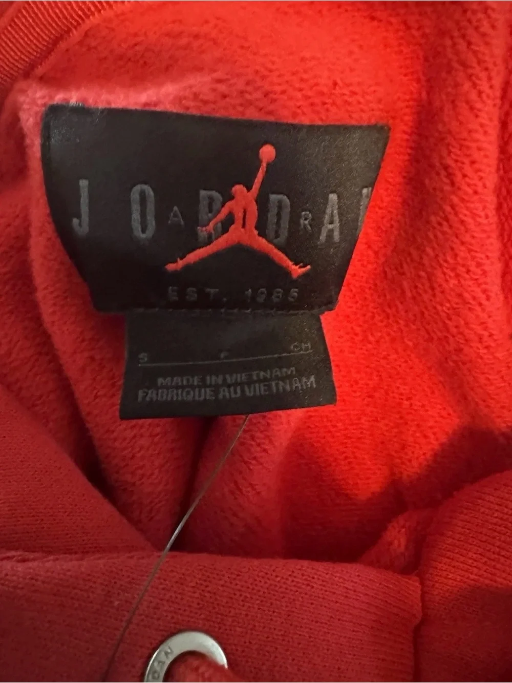 Jordan Flight Fleece Pullover Hoodie Men's Small Red New With Tags DQ7338-612 S